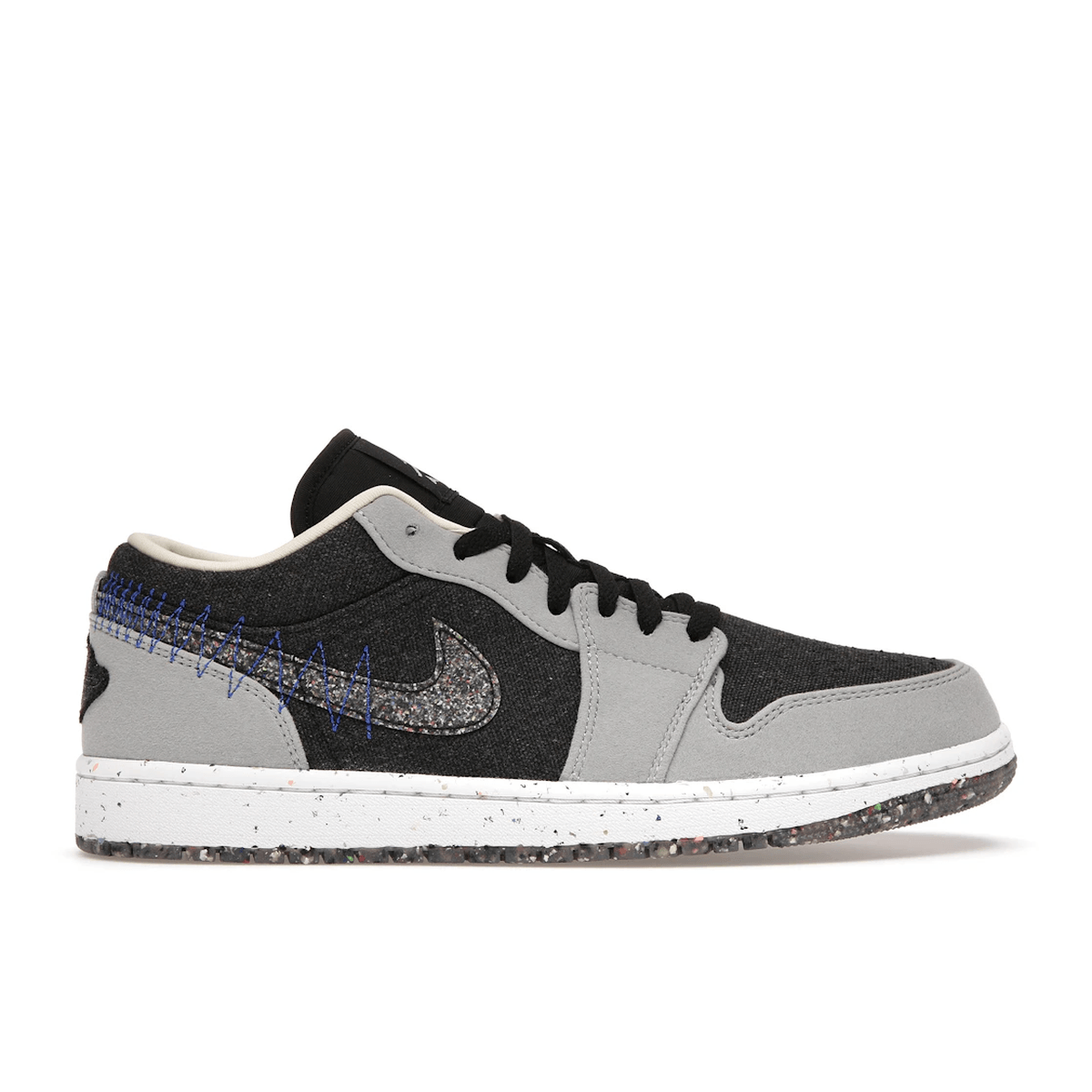 Air Jordan 1 Low SE Crater Black Grey — 36