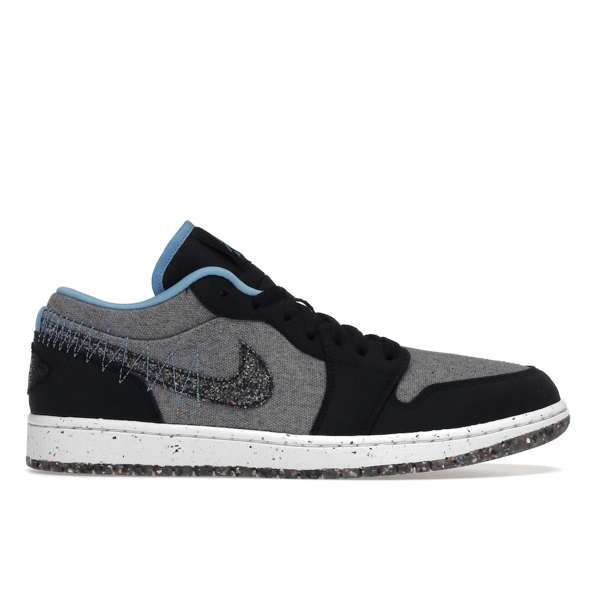 Air Jordan 1 Low SE Crater Gray University Blue — 36
