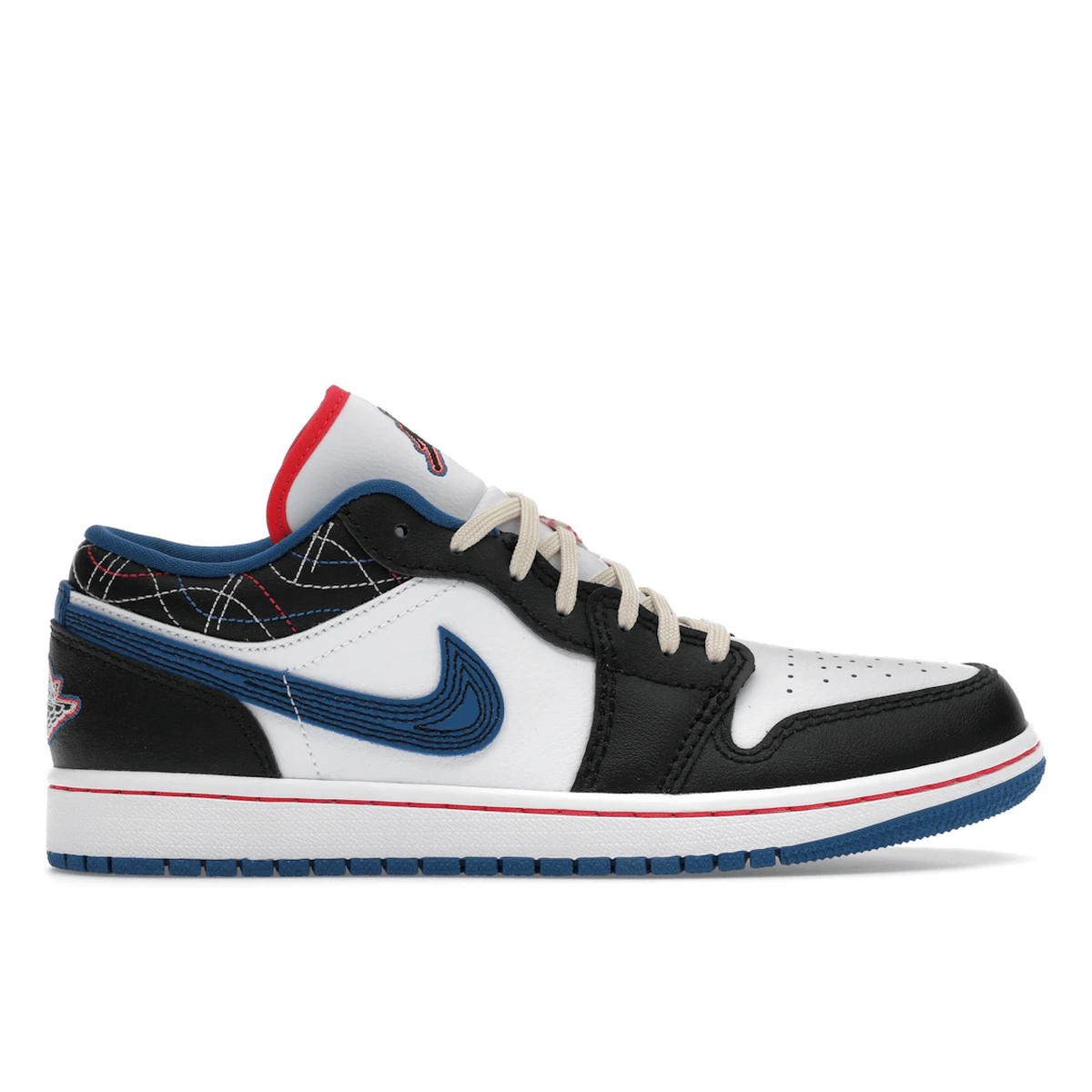 Air Jordan 1 Low SE Industrial Blue Sashiko — 36