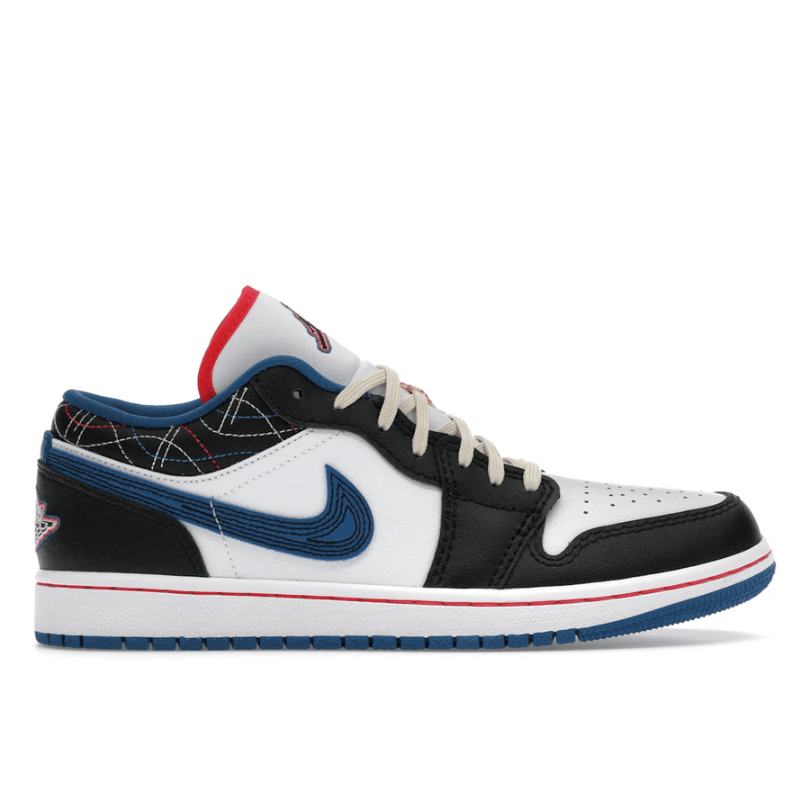 Air Jordan 1 Low SE Industrial Blue Sashiko — 36
