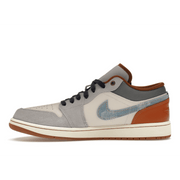 Air Jordan 1 Low SE Phantom Repaired Denim Swoosh