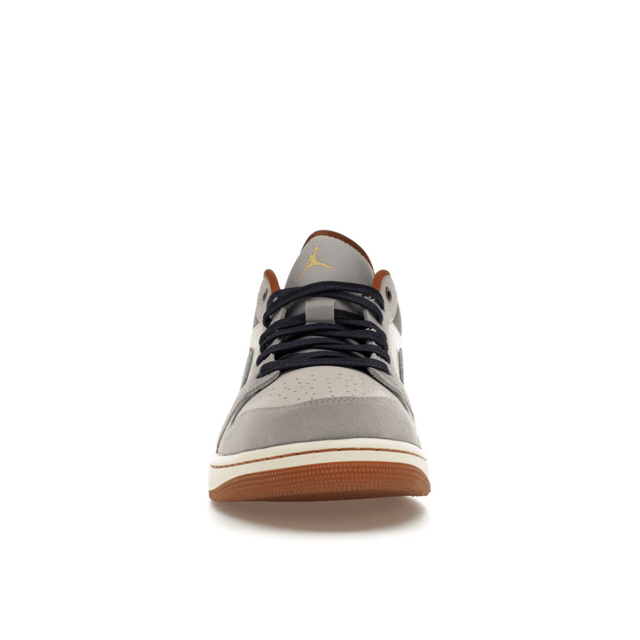 Air Jordan 1 Low SE Phantom Repaired Denim Swoosh — 36