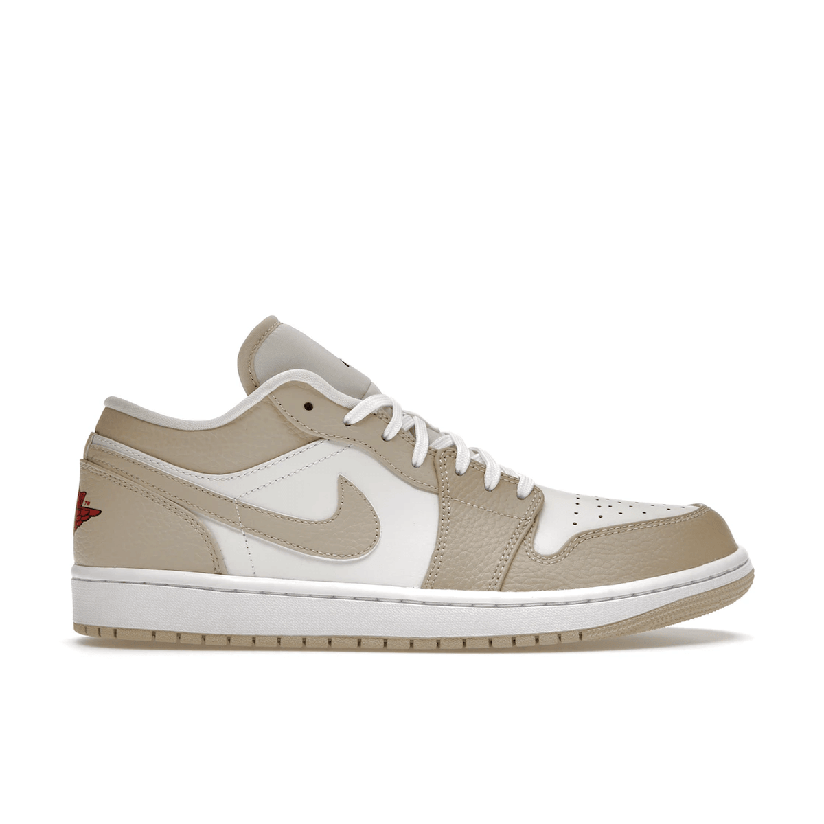 Air Jordan 1 Low SE Sail Rattan University Red — 36