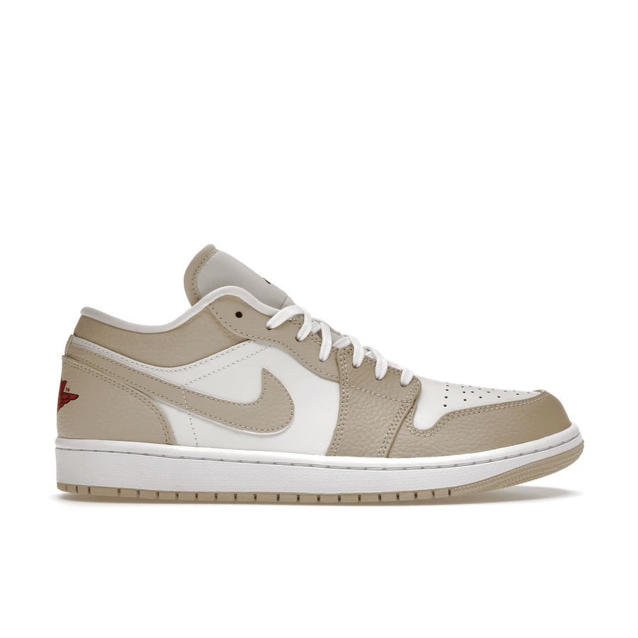 Air Jordan 1 Low SE Sail Rattan University Red — 36