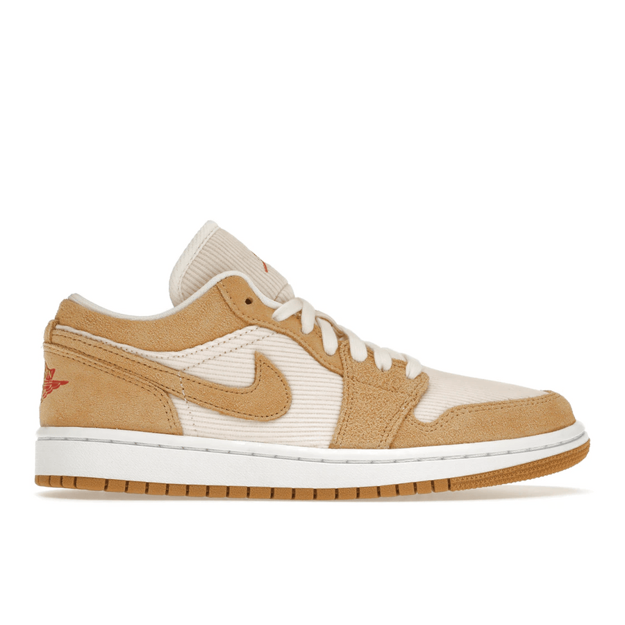Air Jordan 1 Low SE Twine Orange Quartz Corduroy — 36