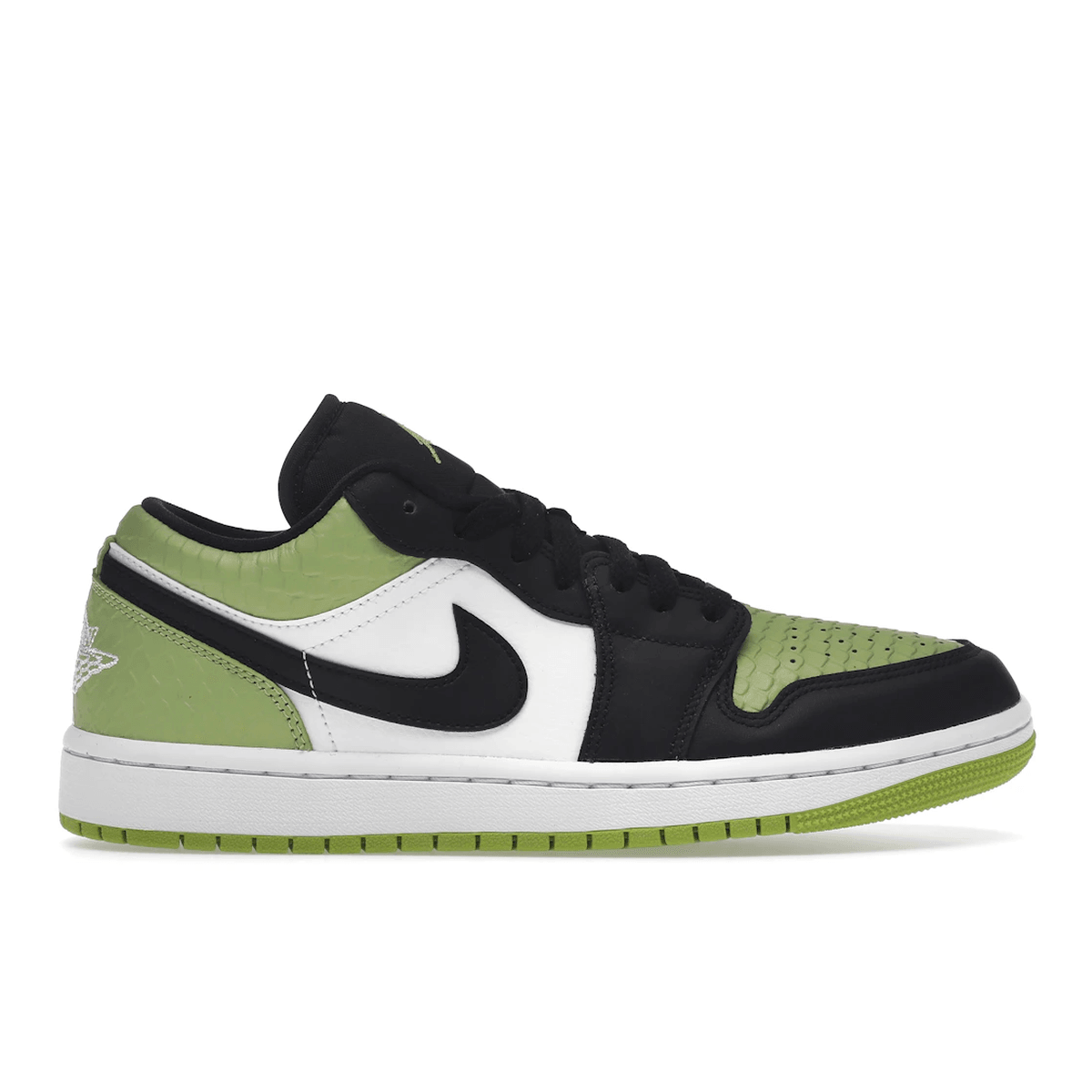 Air Jordan 1 Low Snakeskin Vivid Green — 36