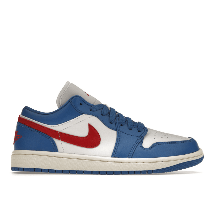 Air Jordan 1 Low Sport Blue Gym Red — 36