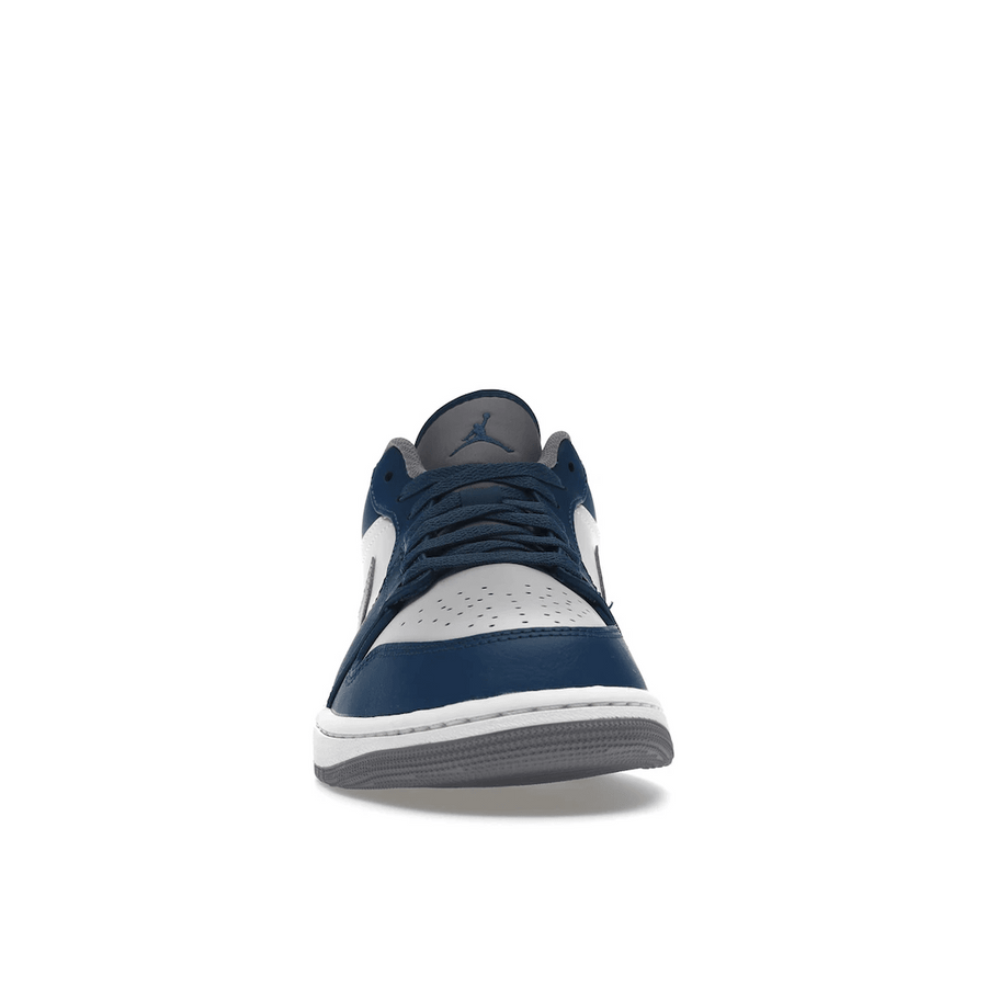 Air Jordan 1 Low True Blue Cement — 36