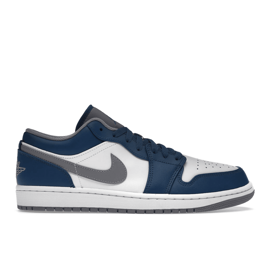 Air Jordan 1 Low True Blue Cement — 36