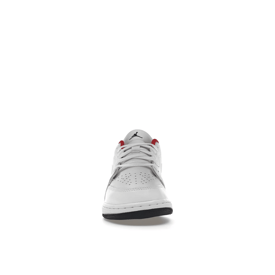 Air Jordan 1 Low White Gym Red Black — 36