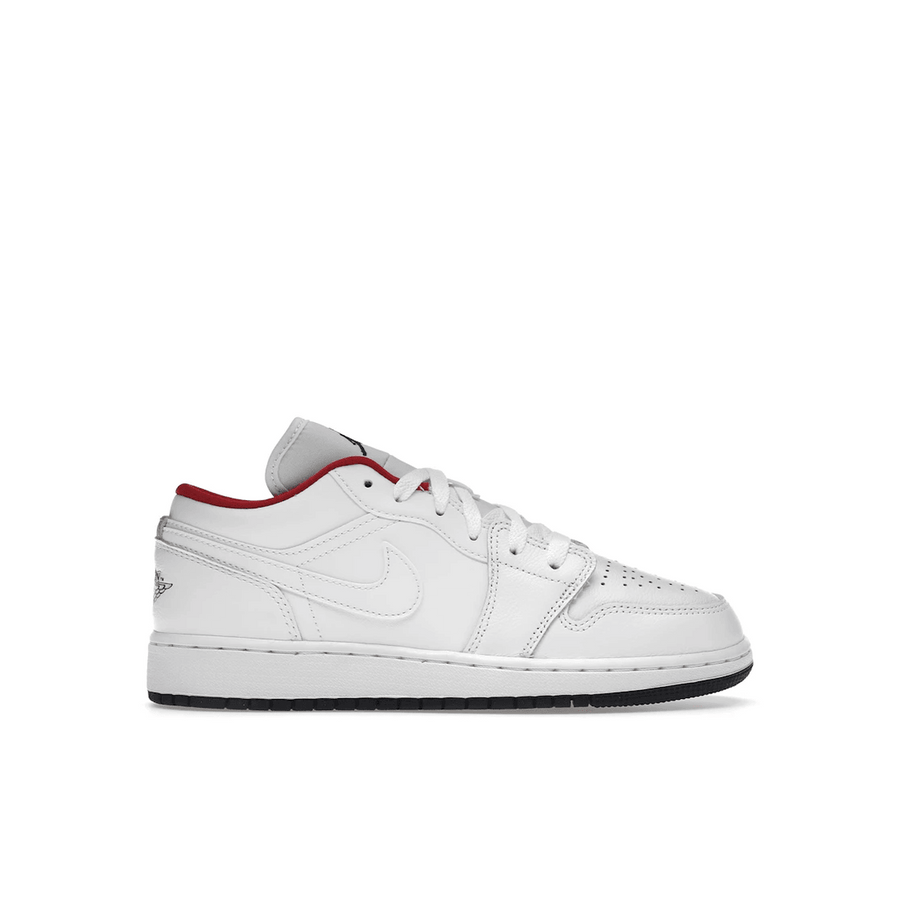 Air Jordan 1 Low White Gym Red Black — 36