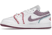 Air Jordan 1 Low White Light Bordeaux
