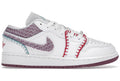 Air Jordan 1 Low White Light Bordeaux