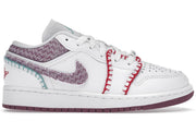 Air Jordan 1 Low White Light Bordeaux