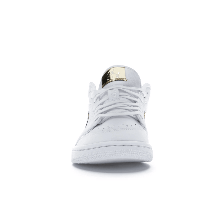 Air Jordan 1 Low White Metallic Gold — 36