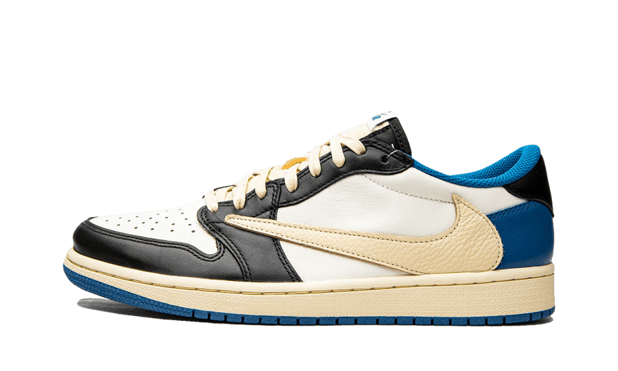 Air Jordan 1 Low X Fragment X Travis Scott Military Blue — 36