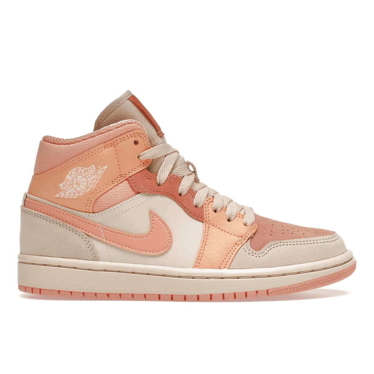 Air Jordan 1 Mid Apricot Orange — 36