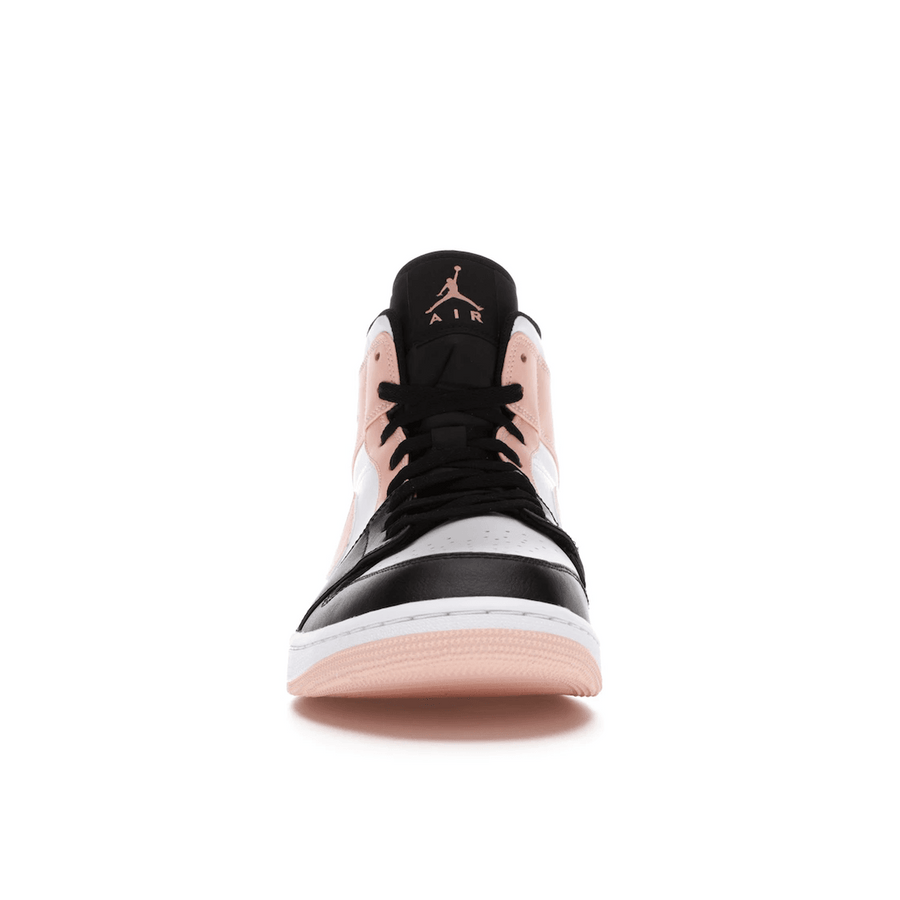 Air Jordan 1 Mid Arctic Orange Black Toe — 36