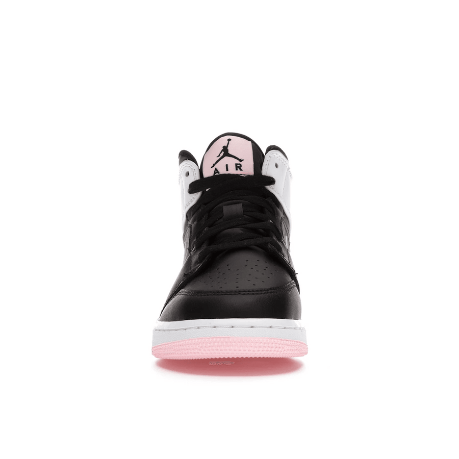 Air Jordan 1 Mid Arctic Pink Black — 36