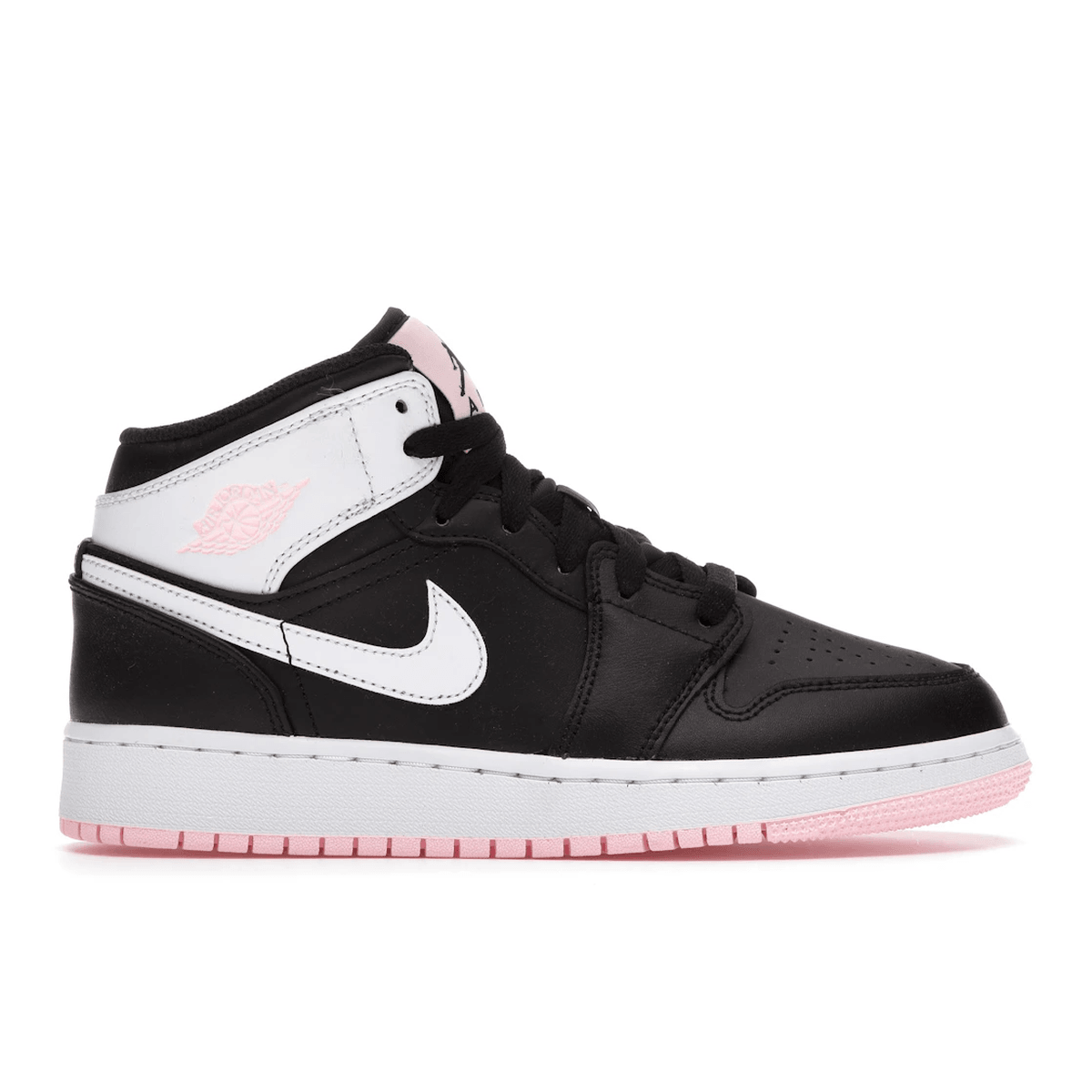 Air Jordan 1 Mid Arctic Pink Black — 36