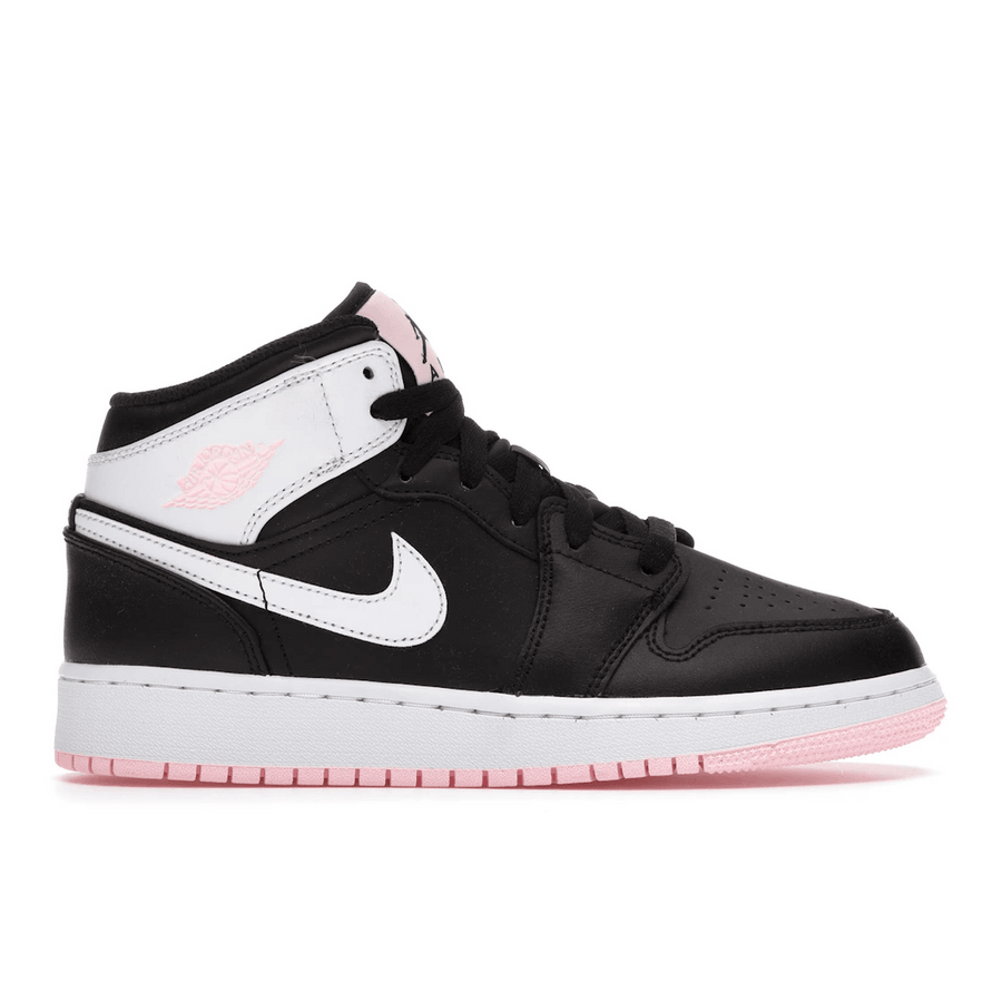 Air Jordan 1 Mid Arctic Pink Black — 36