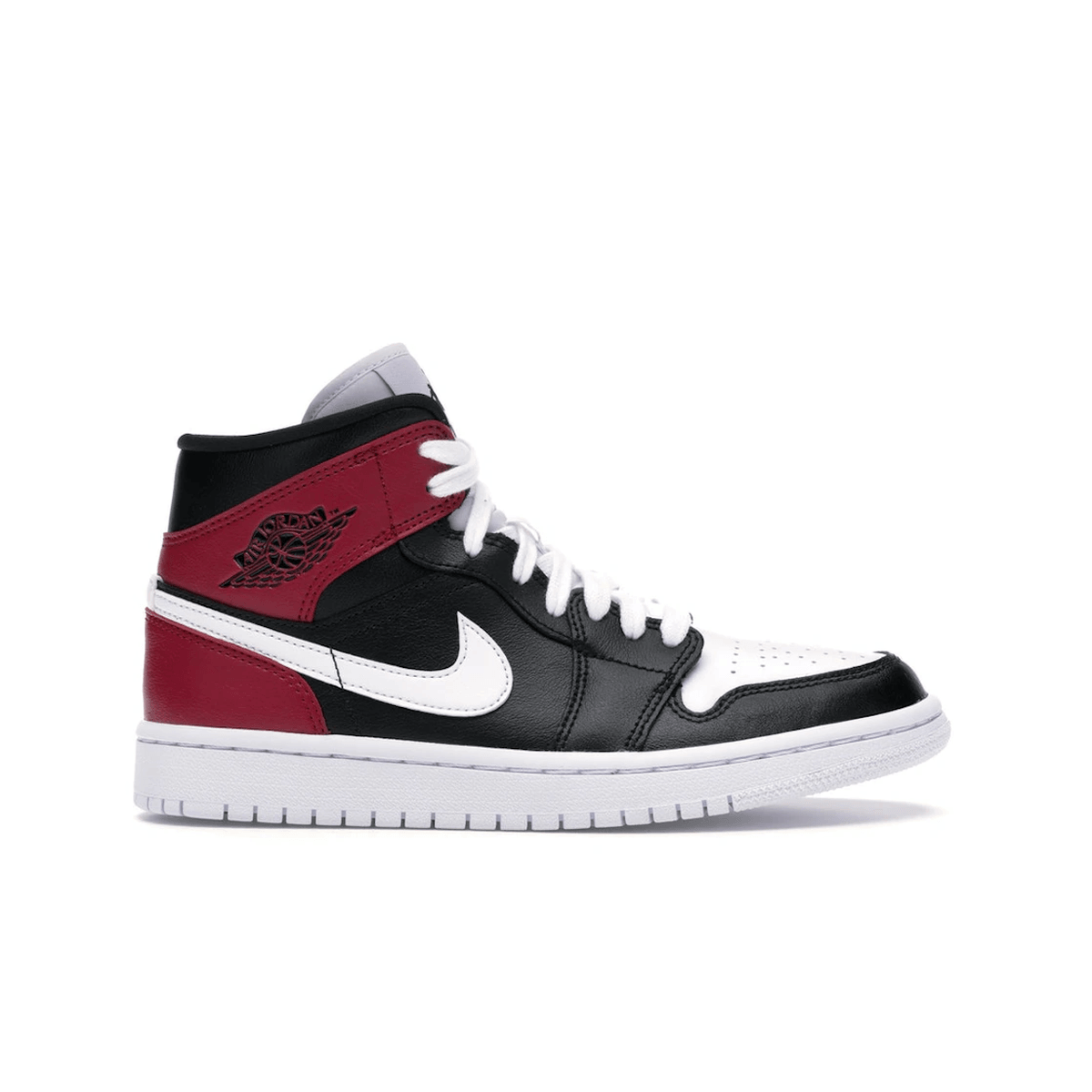 Air Jordan 1 Mid Black Noble Red — 36