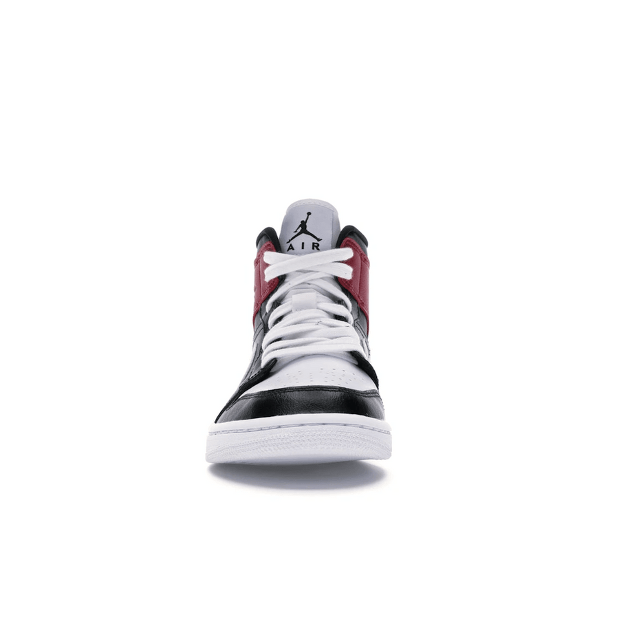 Air Jordan 1 Mid Black Noble Red — 36