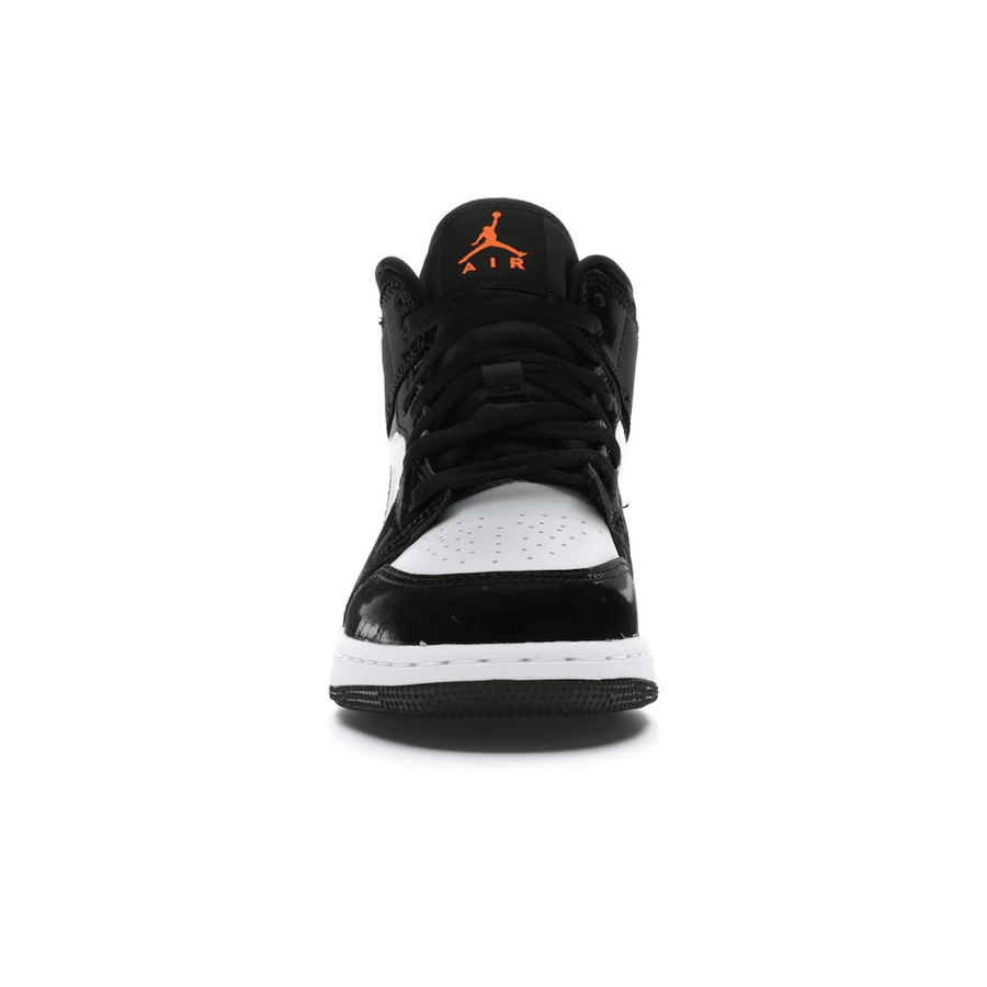 Air Jordan 1 Mid Black Racer Blue White — 36