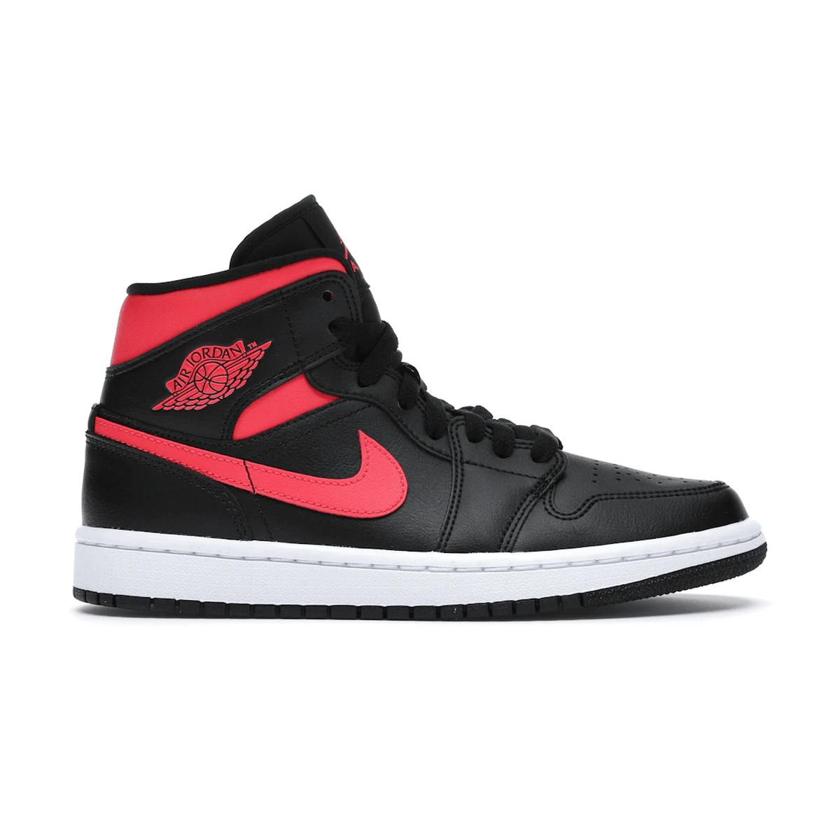 Air Jordan 1 Mid Black Siren Red — 36