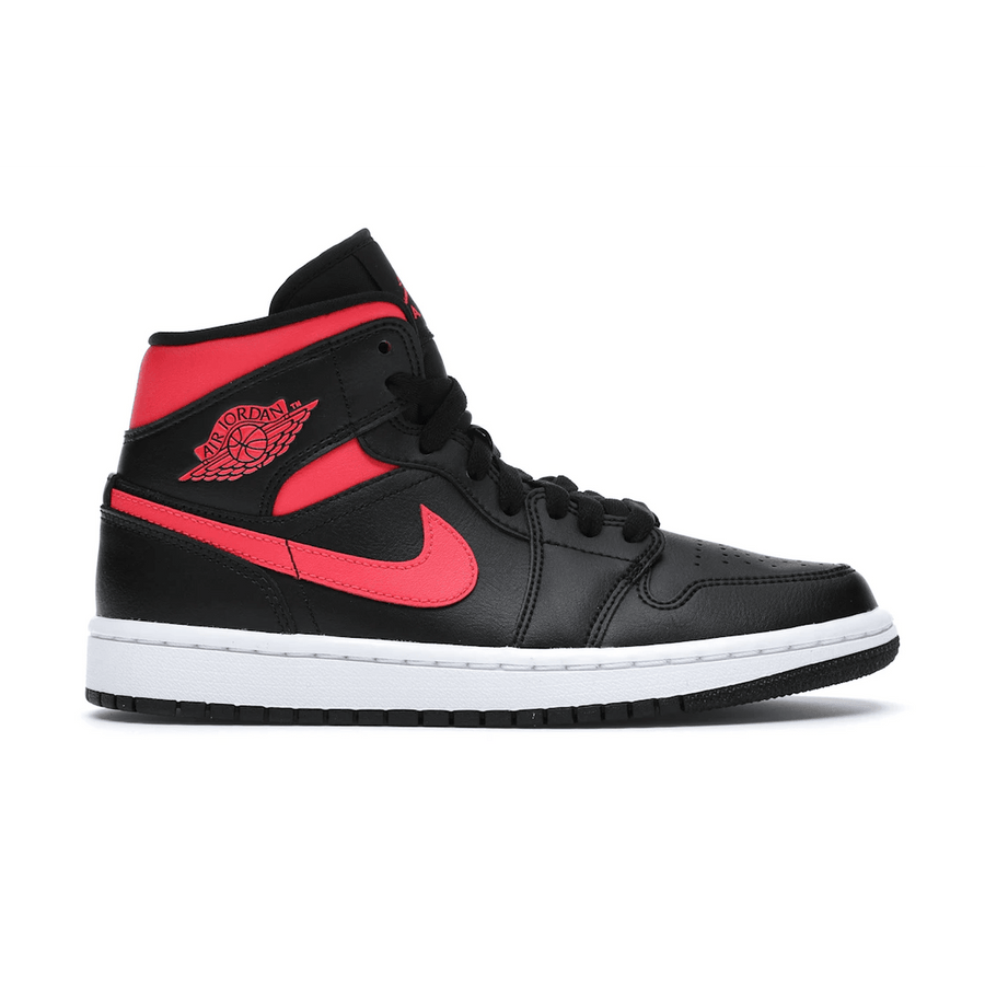 Air Jordan 1 Mid Black Siren Red — 36