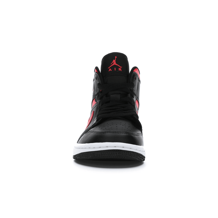 Air Jordan 1 Mid Black Siren Red — 36