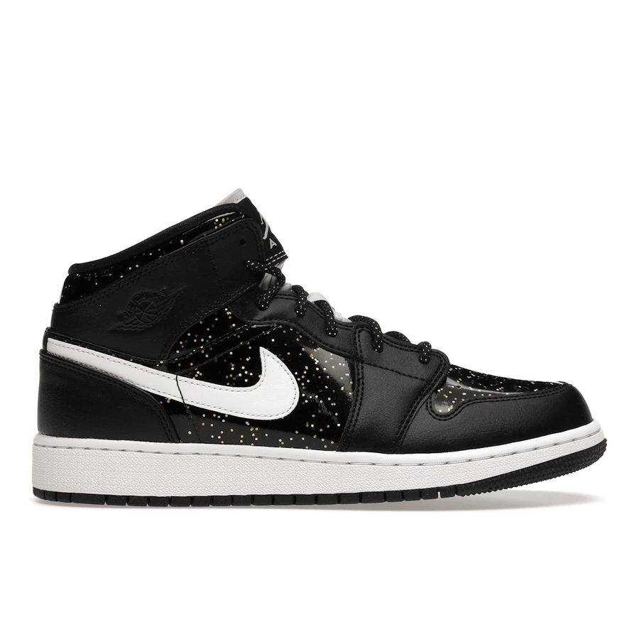 Air Jordan 1 Mid Black Speckle — 36