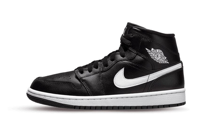 Air Jordan 1 Mid Black White — 36