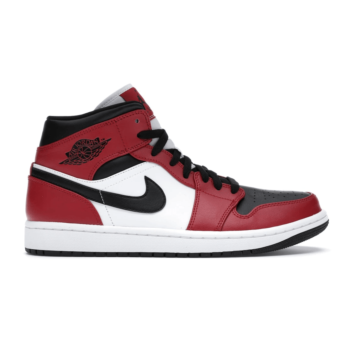 Air Jordan 1 Mid Chicago Black Toe — 36