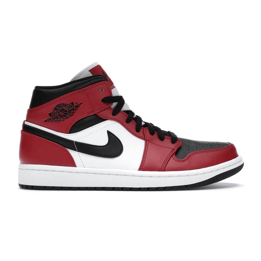 Air Jordan 1 Mid Chicago Black Toe — 36
