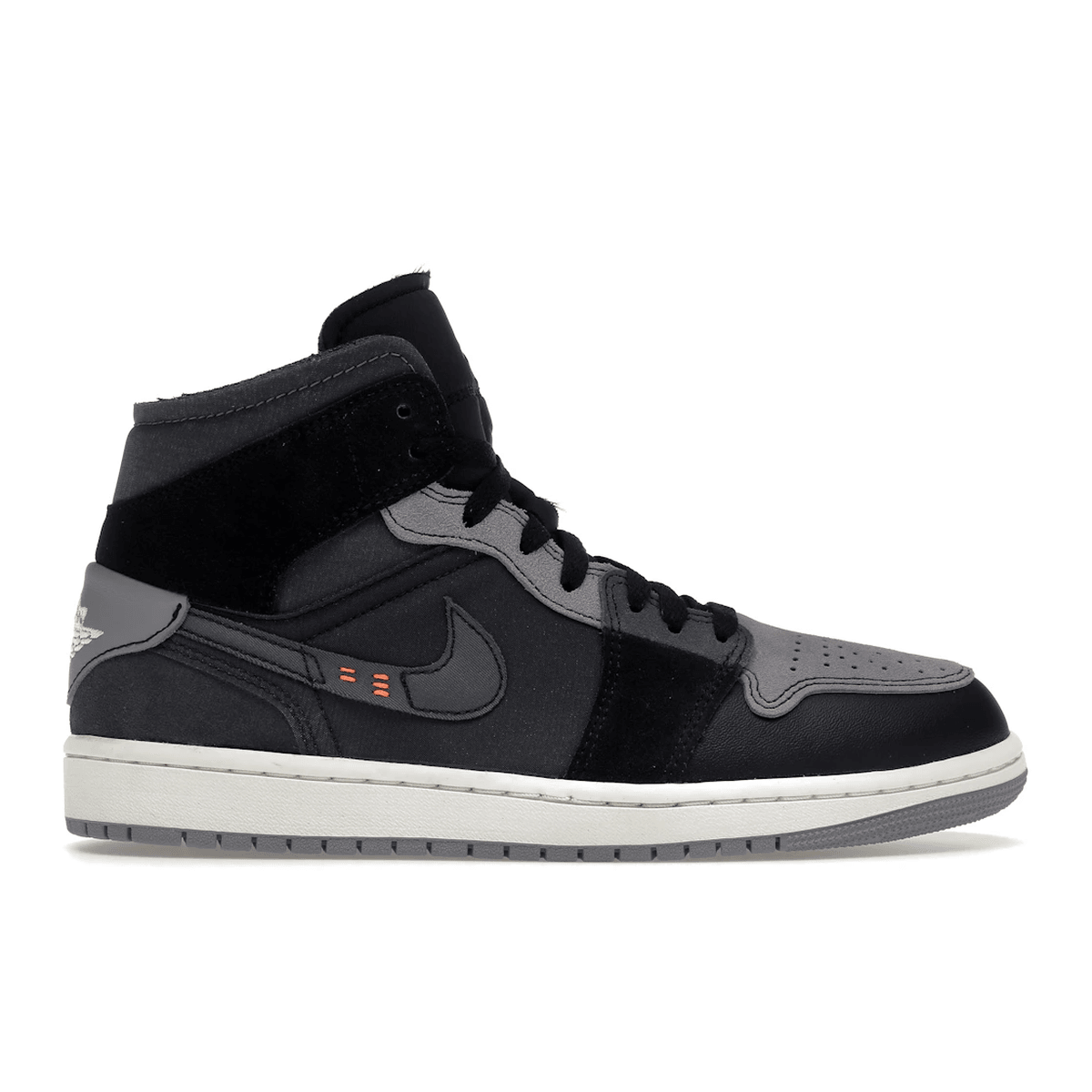 Air Jordan 1 Mid Craft Inside Out Black — 36