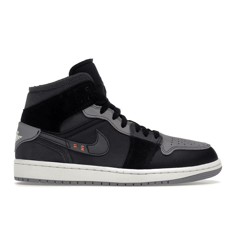 Air Jordan 1 Mid Craft Inside Out Black — 36