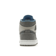 Air Jordan 1 Mid Crater Gray University Blue