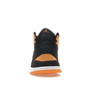 Air Jordan 1 Mid Fat Tongue Black Orange
