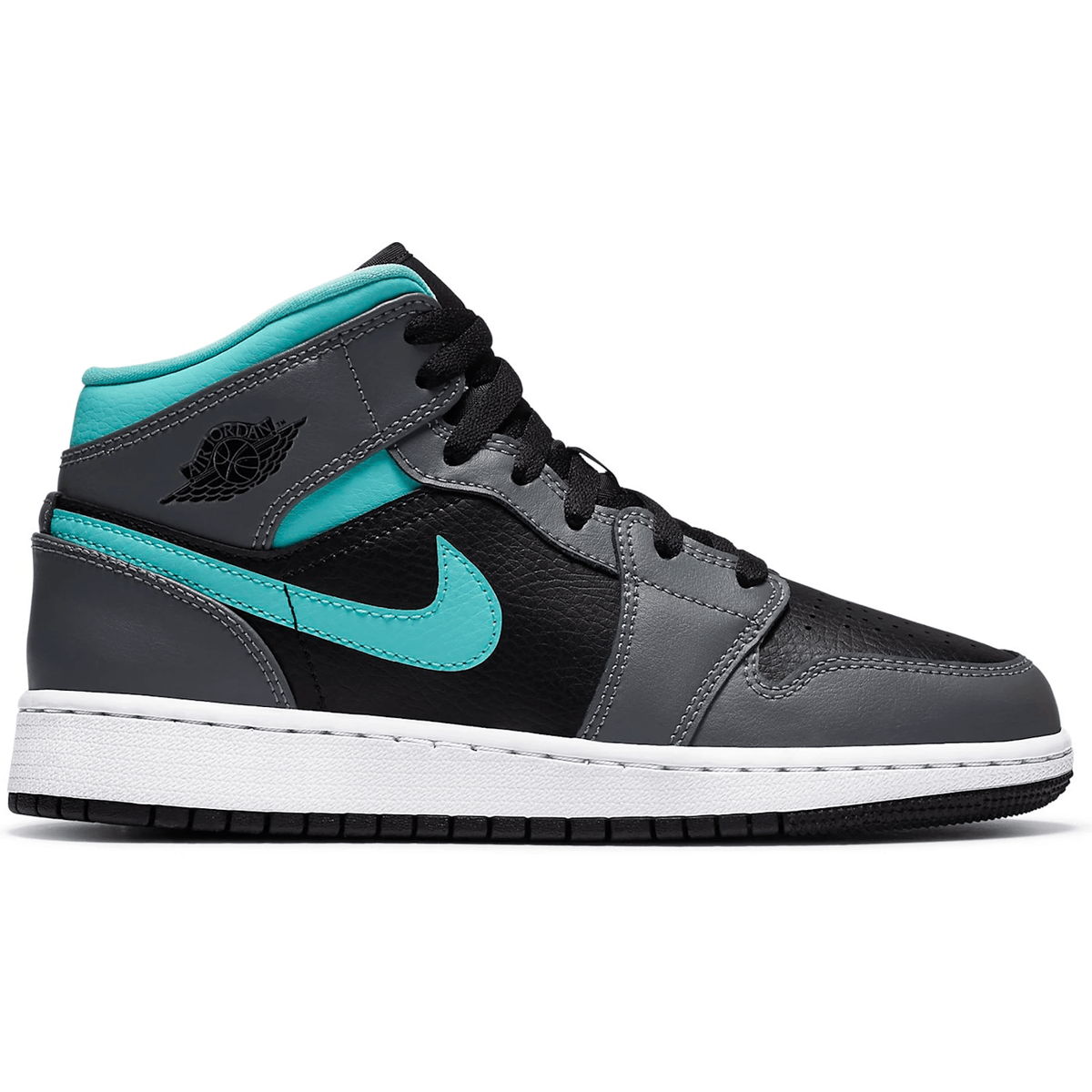 Air Jordan 1 Mid Grey Aqua — 36