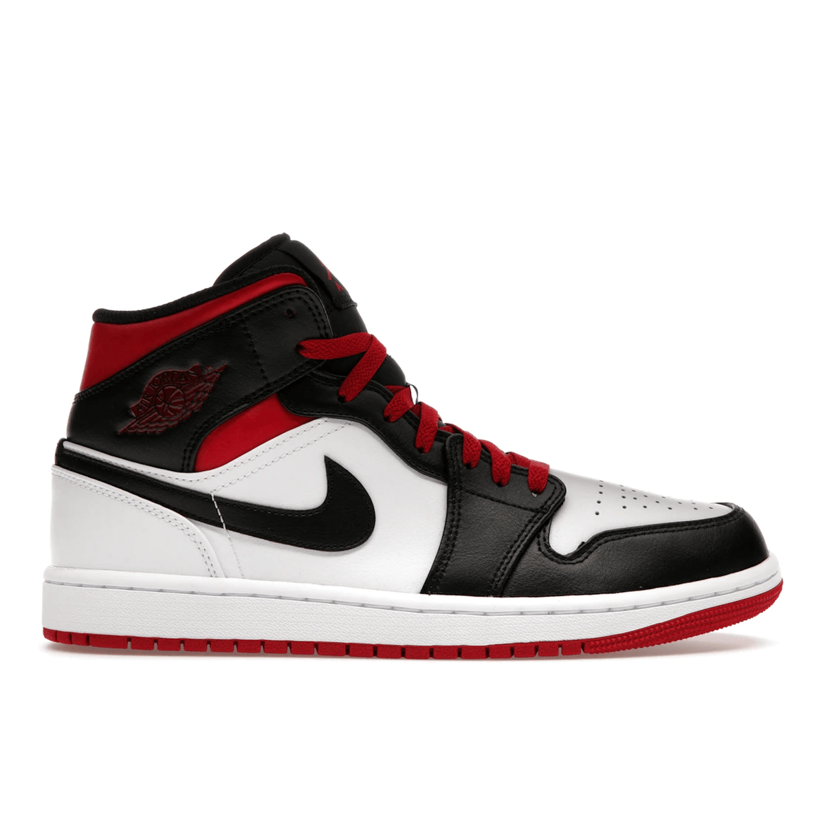 Air Jordan 1 Mid Gym Red Black Toe — 36