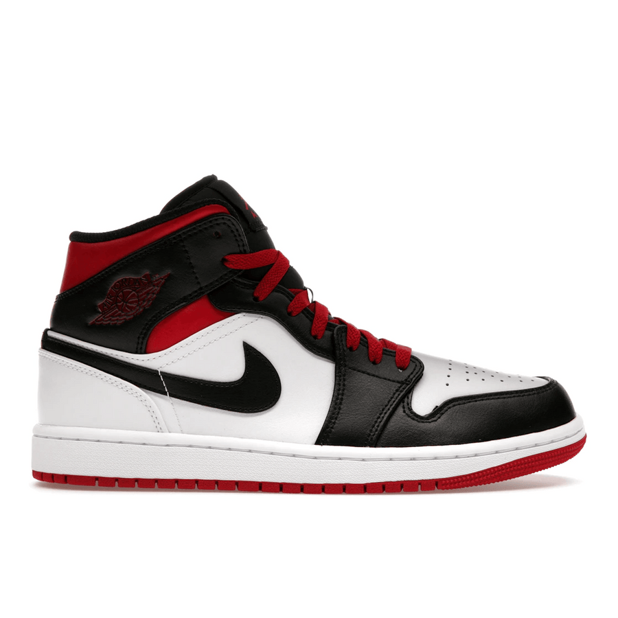 Air Jordan 1 Mid Gym Red Black Toe — 36