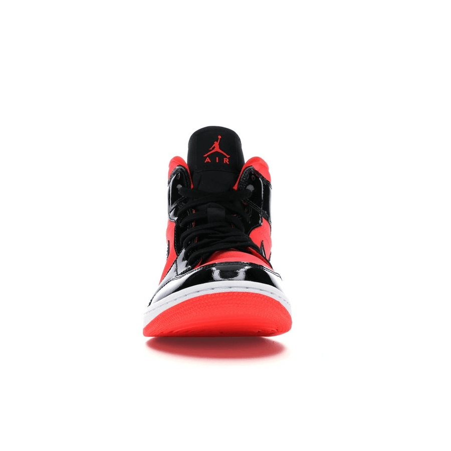 Air Jordan 1 Mid Hot Punch Black — 36
