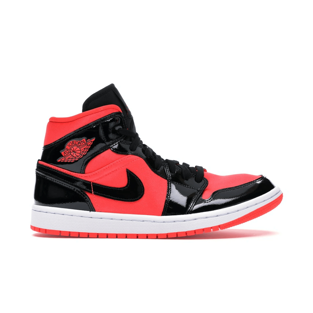 Air Jordan 1 Mid Hot Punch Black — 36