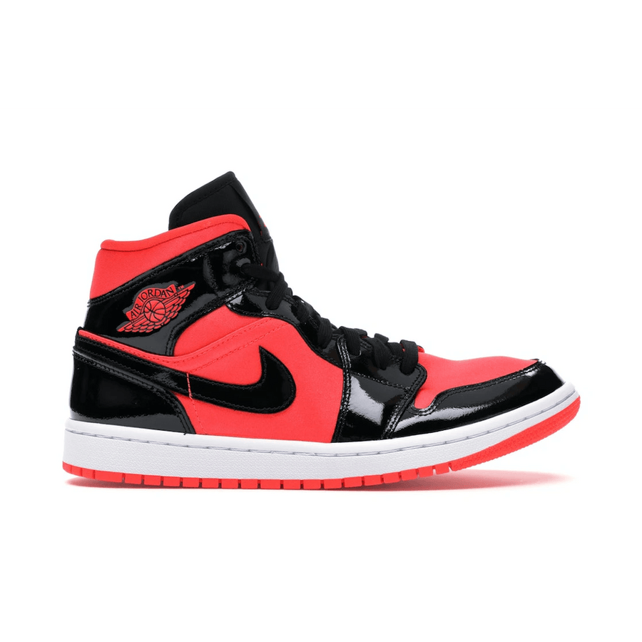 Air Jordan 1 Mid Hot Punch Black — 36