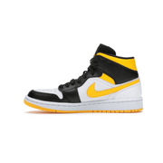 Air Jordan 1 Mid Laser Orange Black