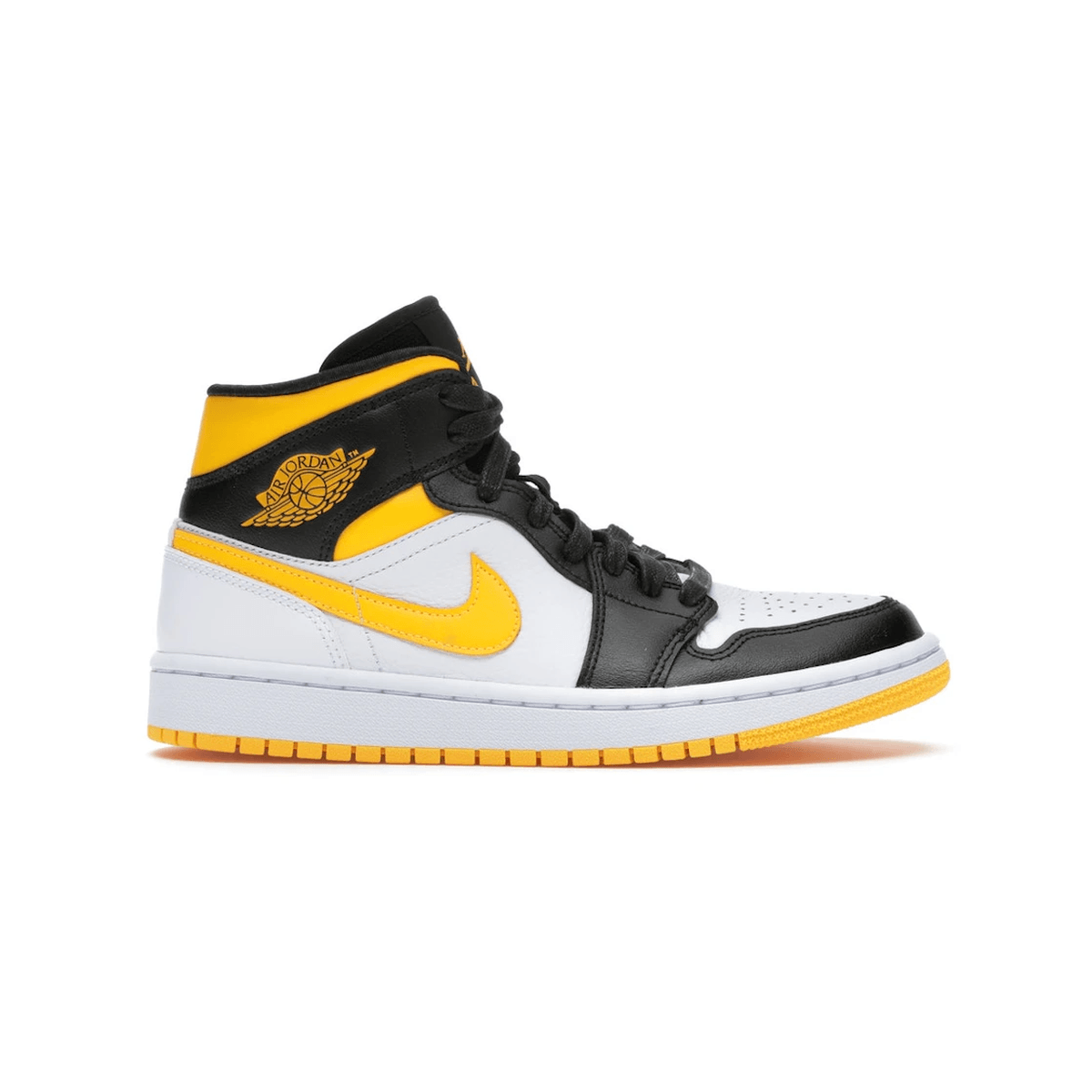 Air Jordan 1 Mid Laser Orange Black — 36