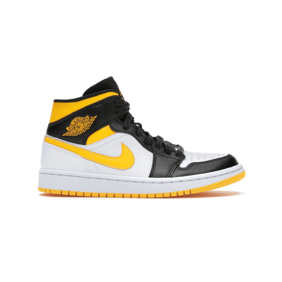Air Jordan 1 Mid Laser Orange Black — 36