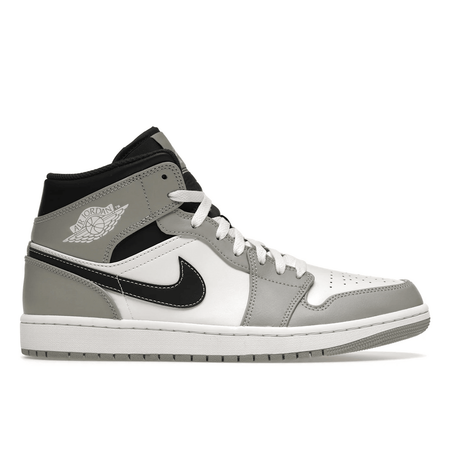 Air Jordan 1 Mid Light Smoke Gray Anthracite — 36