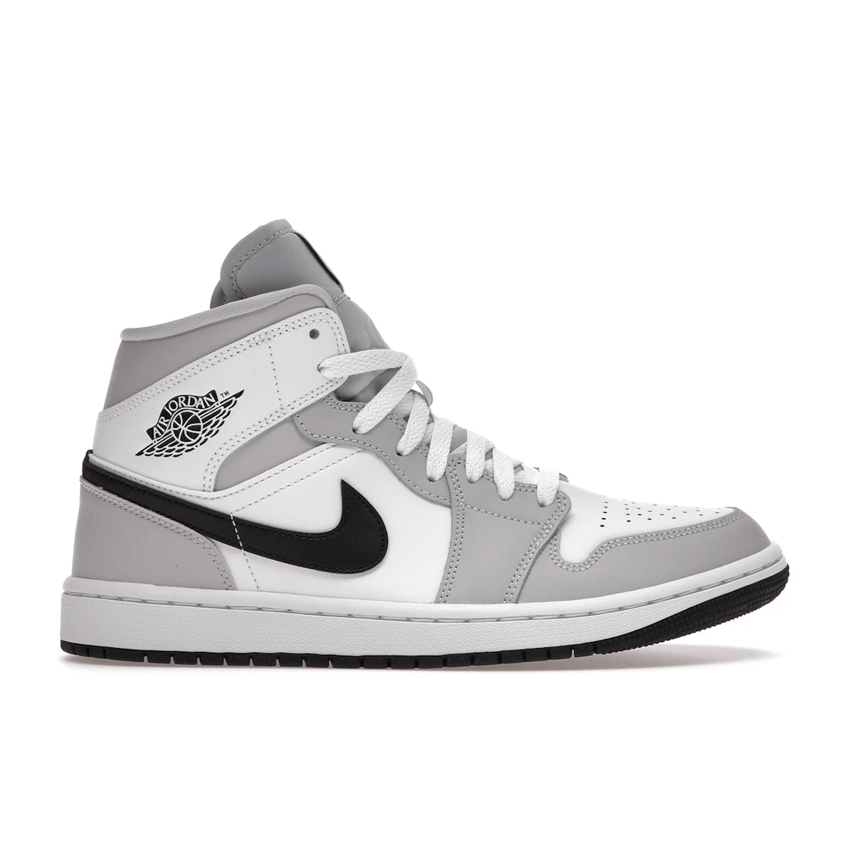 Air Jordan 1 Mid Light Smoke Grey — 36